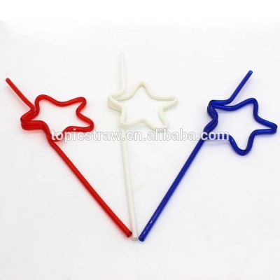 Hot selling Amazon crazy star shape drinking straws