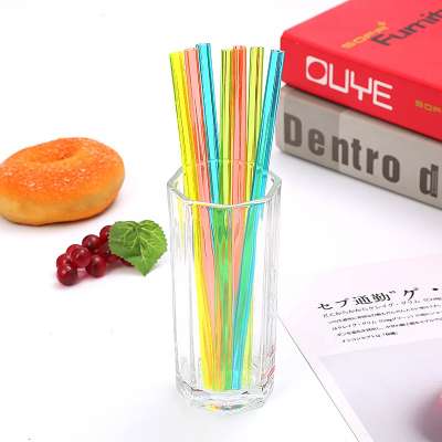 Colored PP biodegradable drinking kids plastic straw