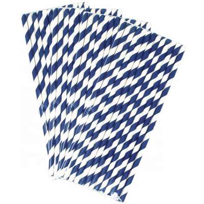 Eco-friendly biodegradable stripe party paper drinking straw