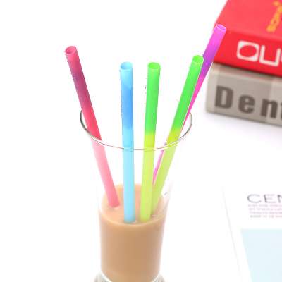 2020 new product Plastic disposable color changing straw for wine accessories