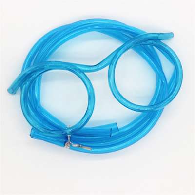 Popular funny PVC glasses drinking straw For Party