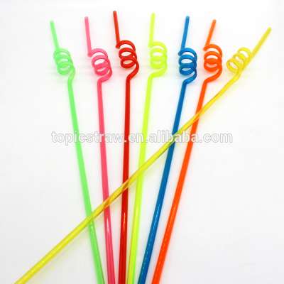 hard plastic reusable spiral drinking straw