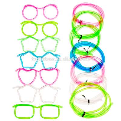 funny eye glasses drinking straw ,silly crazy straw glasses