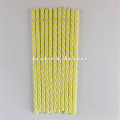 rubber stopper hard plastic striped drinking straws for promotional toys/gifts