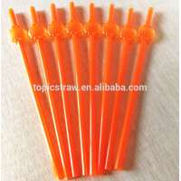 pineapple shaped plastic orange drinking straw