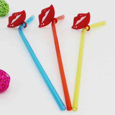 New arrival flexible mustaches straws for party decoration