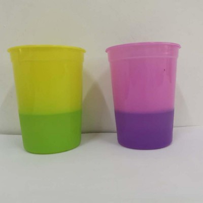 Free Sample Custom Design Printing Temperature Color Changing Plastic Cup