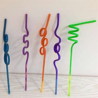 Amazon hot seller reusable straw pla in bar accessory